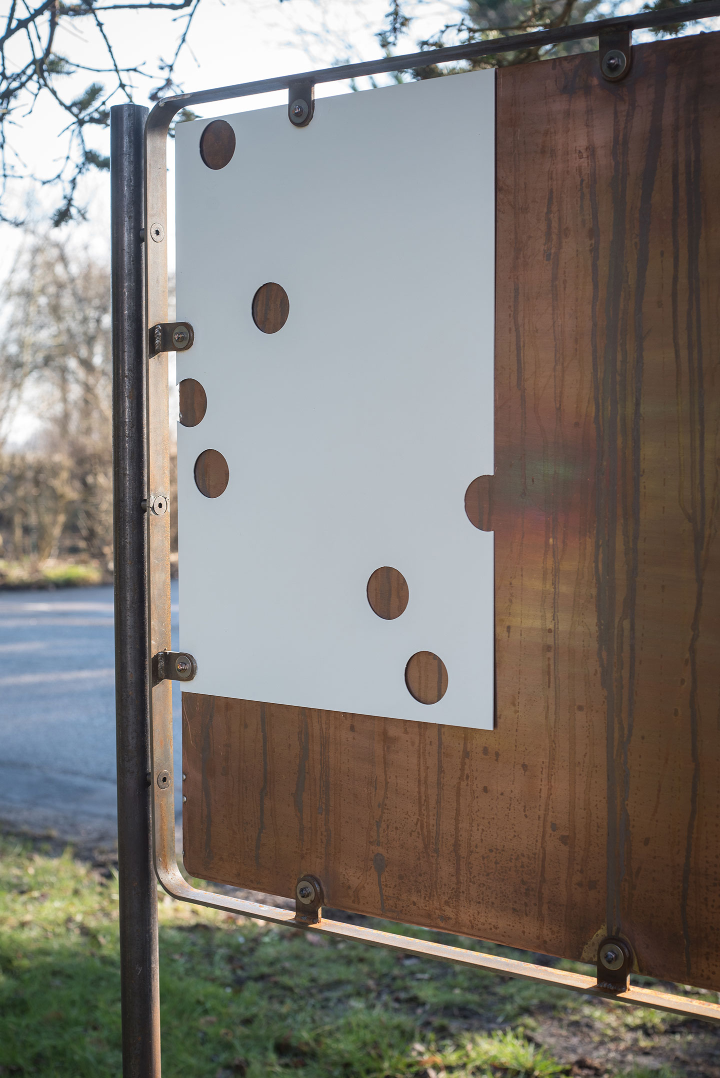 Photo taken at Aia Turan's exhibition entitled 'Some Windows are Blind' at 44 Møn. Photo by Thomas Bagge.