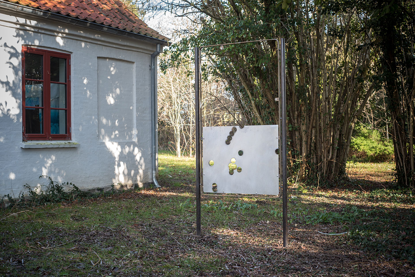 Photo taken at Aia Turan's exhibition entitled 'Some Windows are Blind' at 44 Møn. Photo by Thomas Bagge.